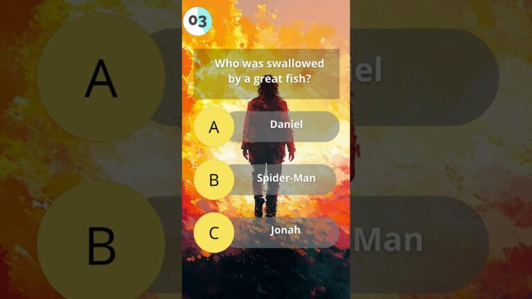 💫 Bible Trivia Challenge! 🙌 Test Your Knowledge of God’s Word 📖✨