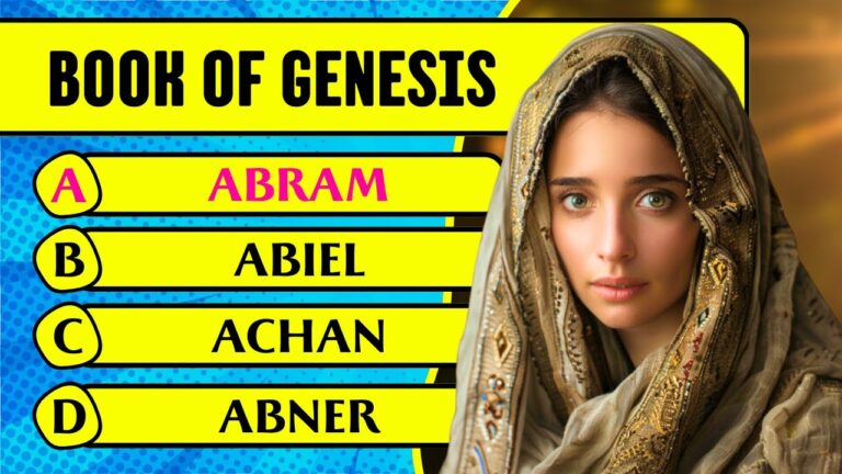 Book Of Genesis Bible Quiz & Trivia (50 Hardest Questions & Answers to Test Your Bible Knowledge)