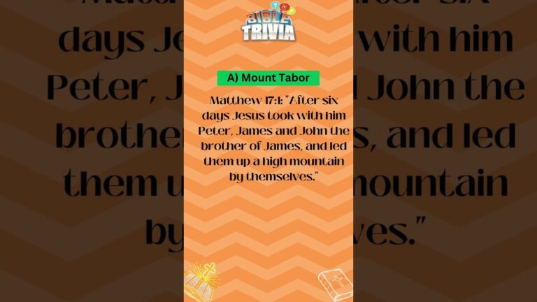 Christian Bible Questions & Answers| Bible Trivia| Fun Bible Quiz  #biblequiz #quiz #faith #bible