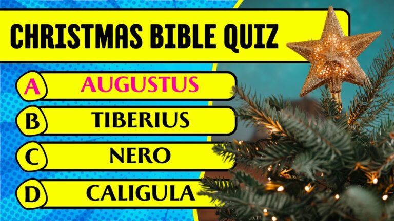 Christmas Bible Quiz & Trivia (50 Hardest Questions & Answers to Test Your Bible Knowledge)