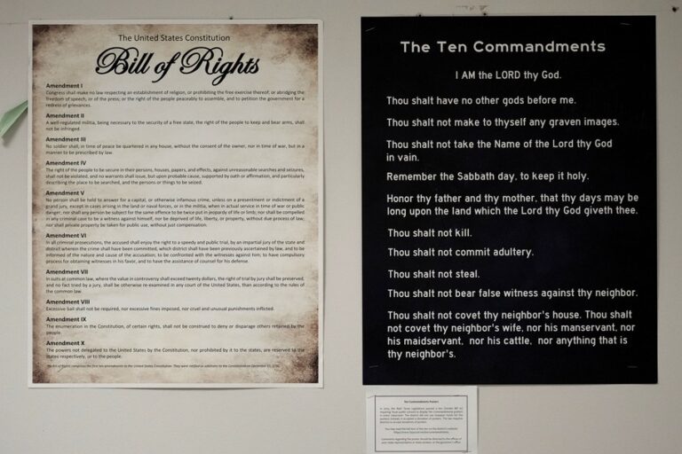 Federal Appeals Court Upholds Ten Commandments Displays in Public Schools