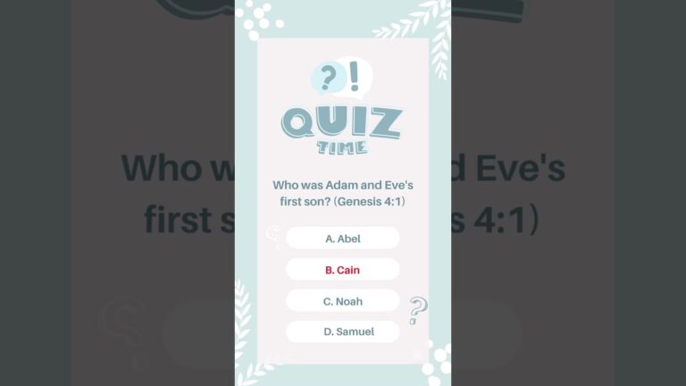 Fun Bible Game #biblequiz #bibletrivia #trendingshorts #trivia #jesus #biblestudy #bible #games #god