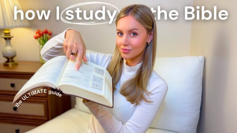 How I Study the Bible (A hands-on beginner guide)