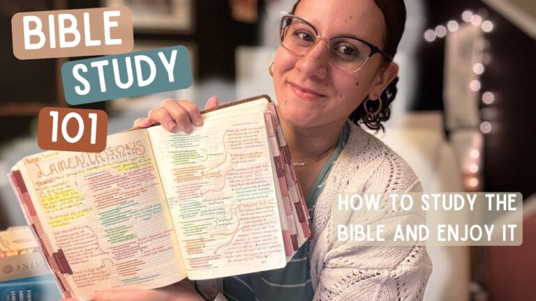 How to Study the Bible (Beginner Friendly)