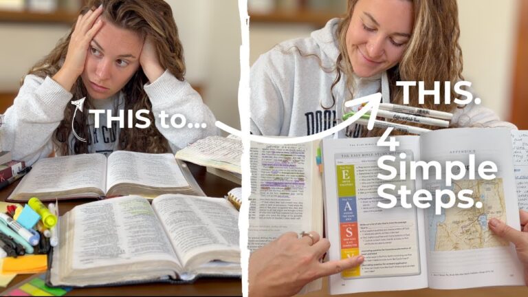 How to Study the Bible | The EASY Bible Study Method