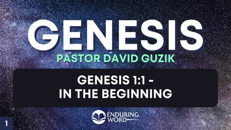In the Beginning - Genesis 1:1