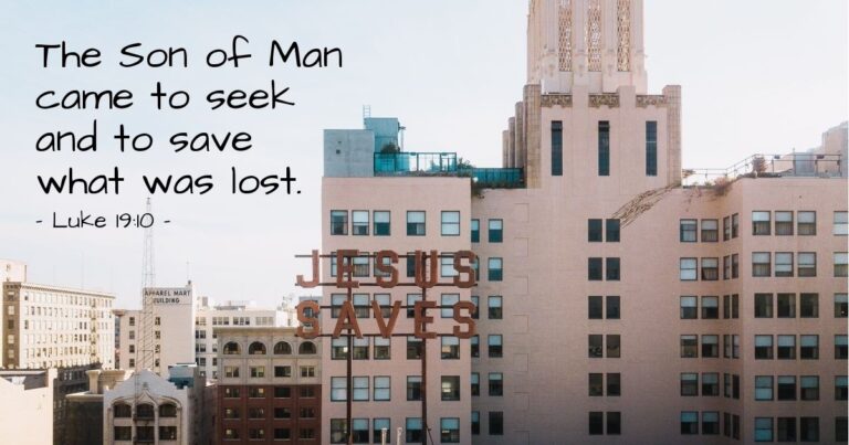 Luke 19:10 — Today's Verse for Monday, April 27, 2026