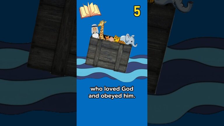 Noah’s Ark Bible Quiz for kids & adults #shorts #christian #kids #animation #jesus #biblequiz #noah