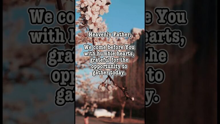 Powerful Opening Prayer for Meetings | Invite God’s Presence & Wisdom  #openingprayer