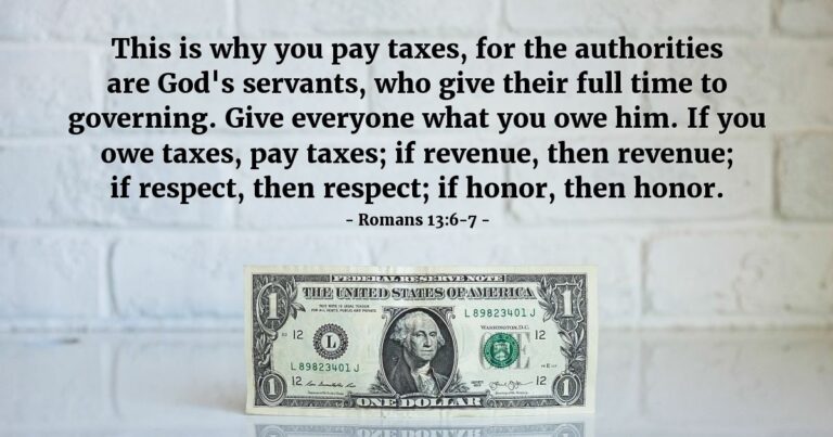 Romans 13:6-7 — Today's Verse for Wednesday, April 15, 2026