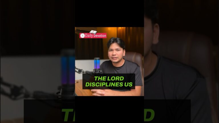 THE LORD DISCIPLINES US! #Discipline #biblestudy #bible #tagalogsermon #tagalogpreaching