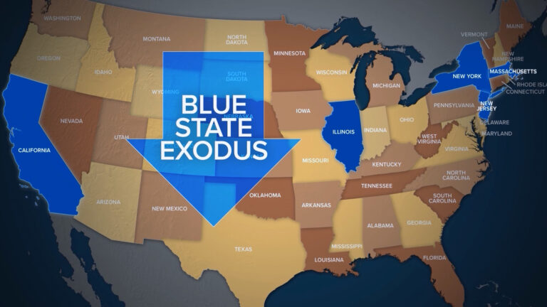 The Blue State Exodus: As Millions Flee, It Could Flip the Political Map