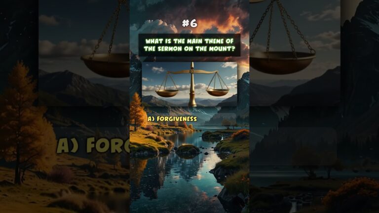 ⚡Think Fast Fun Bible Quiz Game You will Love Sermon On The Mount #quiz #triviatricks #biblegames