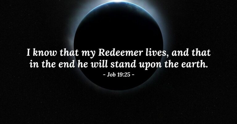 Today's Verse - Job 19:25