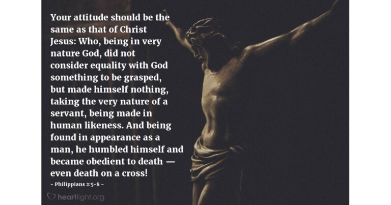 Today's Verse - Philippians 2:5-8