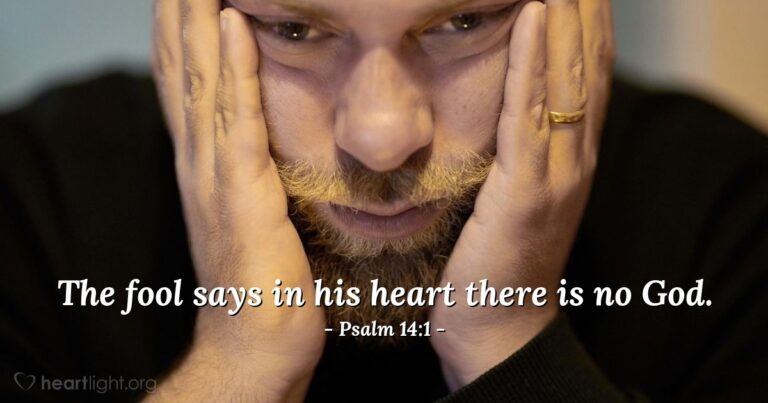 Today's Verse - Psalm 14:1