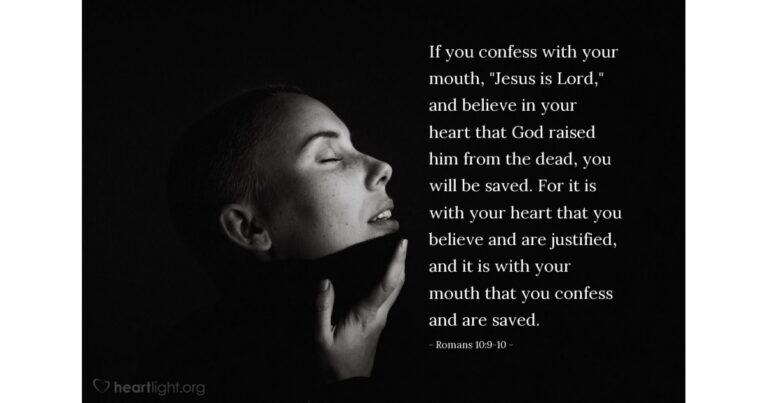 Today's Verse - Romans 10:9-10
