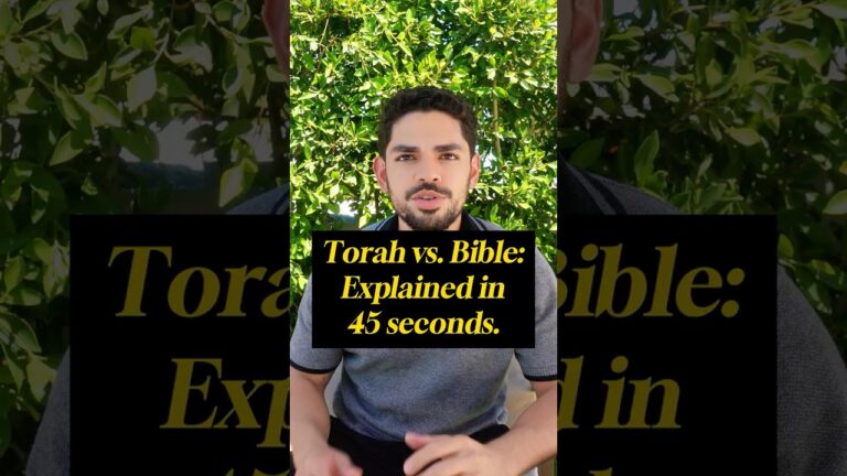 Torah vs. Bible: The Simple Difference Torah vs. Bible: The Simple Difference