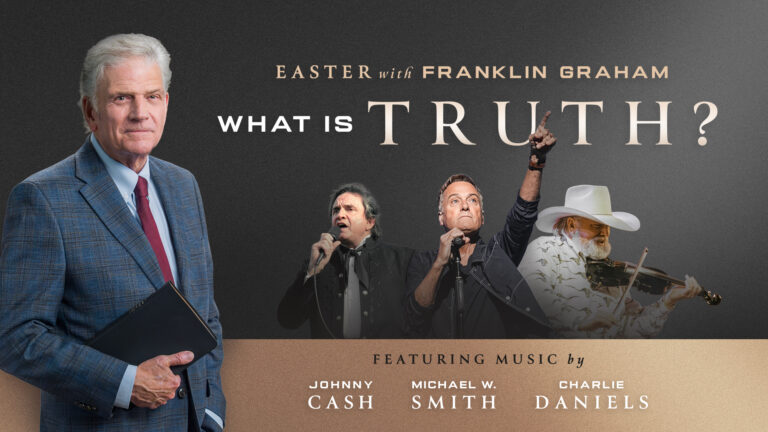 'What Is Truth?' Franklin Graham Sharing the Gospel on CBN Newschannel This Easter
