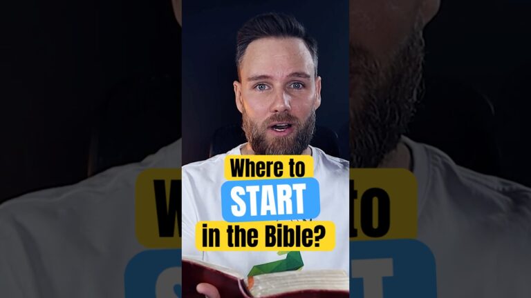 Where Should You Start Reading the Bible?