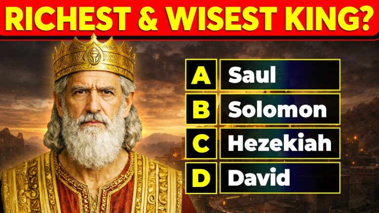 Who Am I? The Ultimate Bible Character Quiz from Genesis to Revelation