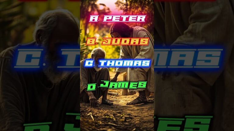 Who Betrayed Jesus For 30 Silver Coins!? 🤯💰 | Bible Quiz Challenge!