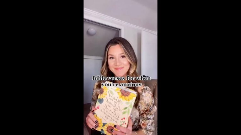 bible verses for anxiety and fear ✨