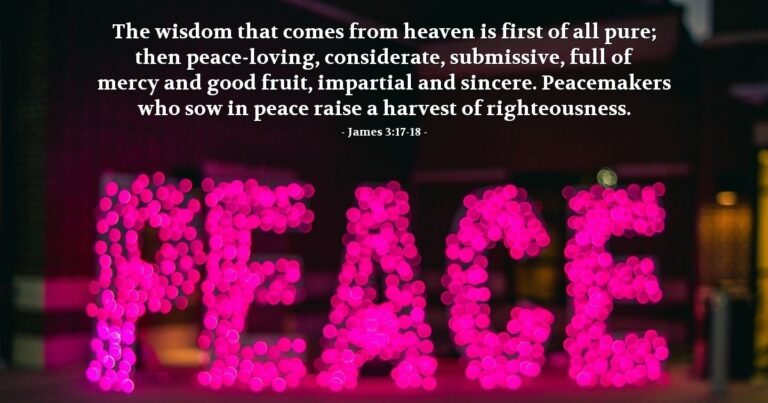 James 3:17-18 — Today's Verse for Tuesday, May 19, 2026