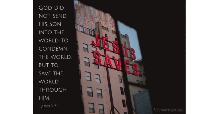 John 3:17 — Today's Verse for Tuesday, May 26, 2026