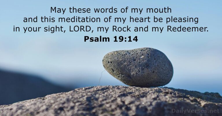 Psalm 19:14