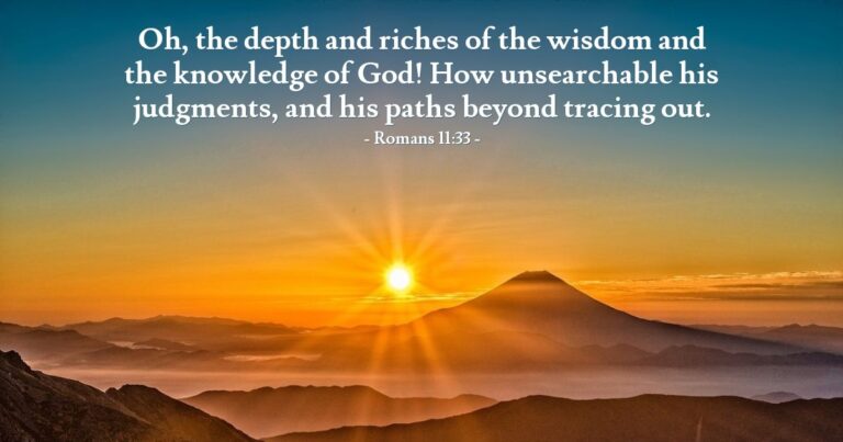 Romans 11:33 — Today's Verse for Sunday, May 17, 2026