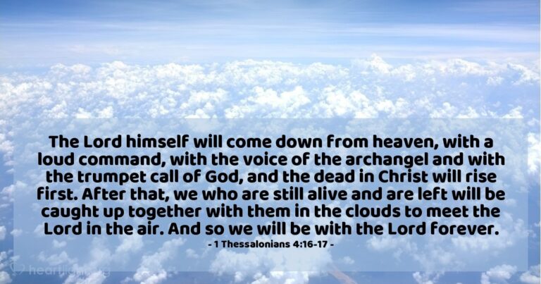Today's Verse - 1 Thessalonians 4:16-17