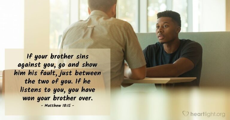 Today's Verse - Matthew 18:15