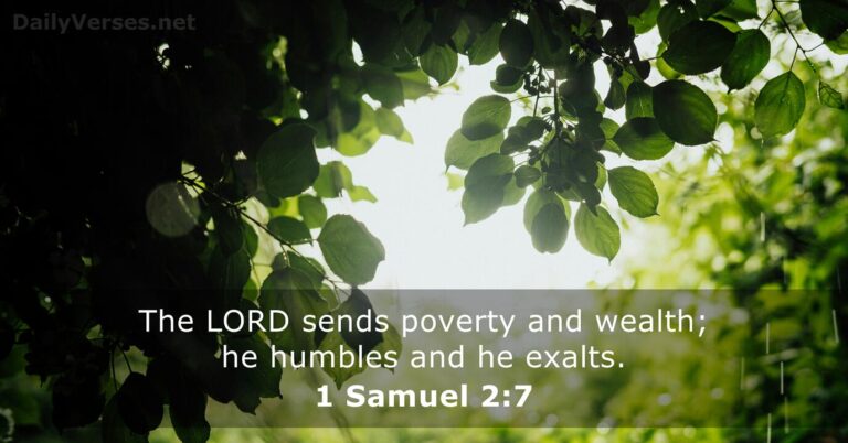 1 Samuel 2:7