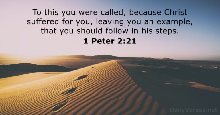 June 15, 2026 – Bible verse of the day 1 Peter 2:21
