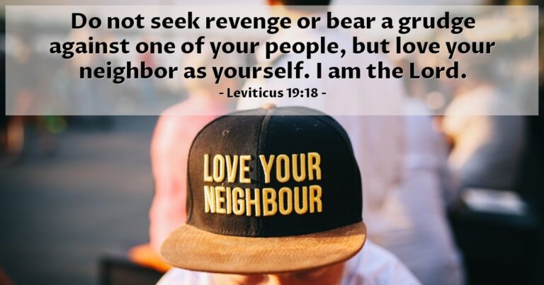 Leviticus 19:18 — Today's Verse for Friday, June 26, 2026