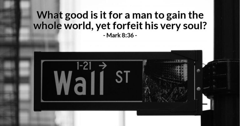 Mark 8:36 — Today's Verse for Saturday, June 20, 2026