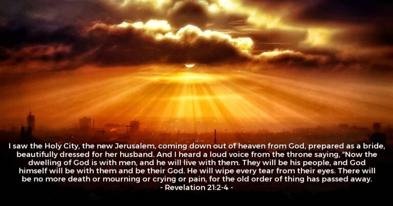 Today's Verse - Revelation 21:2-4