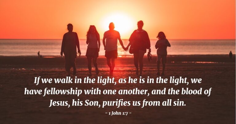 1 John 1:7 — Today’s Verse for Monday, July 20, 2026 1 John 1:7 — Today's Verse for Monday, July 20, 2026
