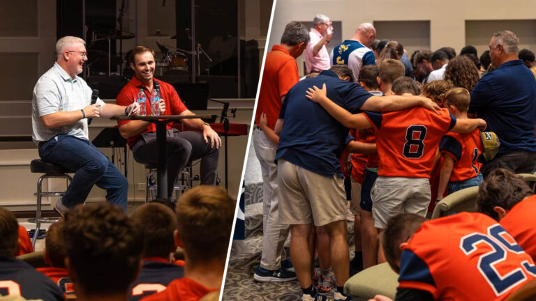 120 Student Athletes Commit to Christ During Georgia Church Event
