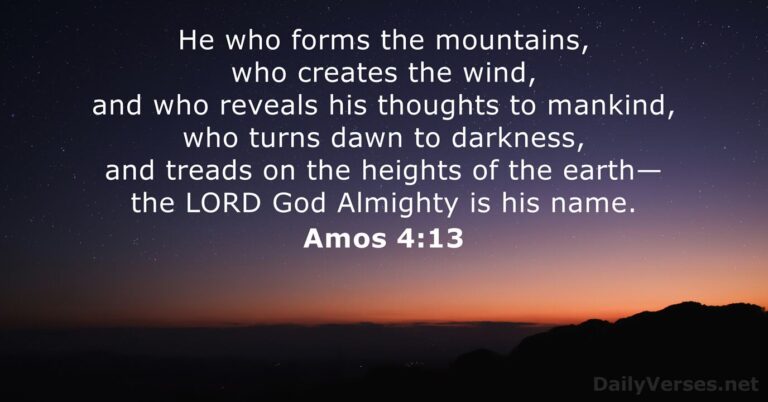 Amos 4:13
