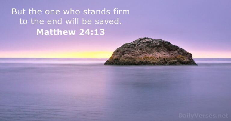 Matthew 24:13