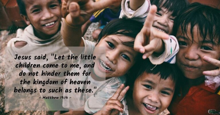 Matthew 19:14 — Today's Verse for Thursday, July 23, 2026