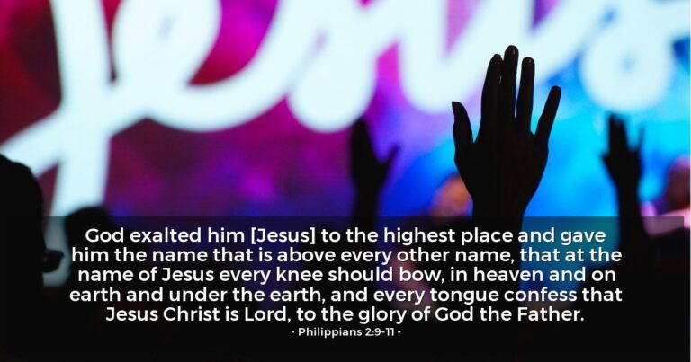 Philippians 2:9-11 — Today’s Verse for Monday, July 13, 2026 Philippians 2:9-11 — Today's Verse for Monday, July 13, 2026