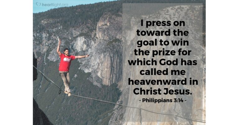 Today's Verse - Philippians 3:14