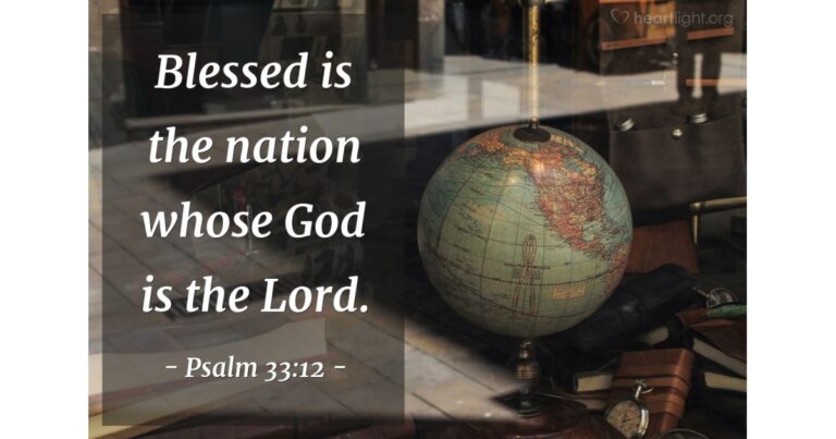 Today's Verse - Psalm 33:12