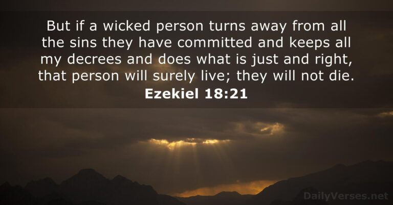 Ezekiel 18:21