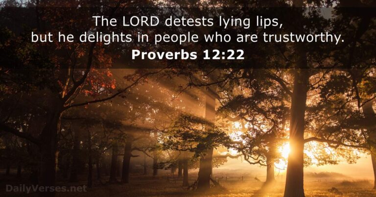 Proverbs 12:22