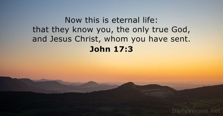 John 17:3