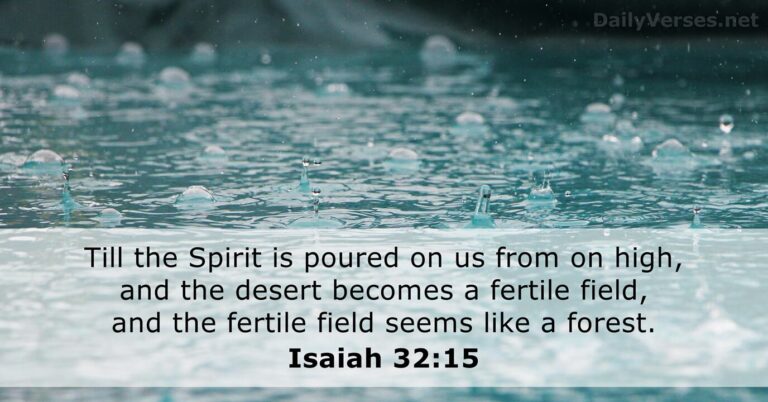 Isaiah 32:15